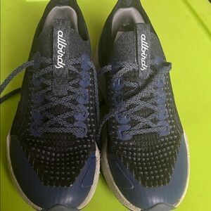 Allbirds Navy and Black Knit Sneakers